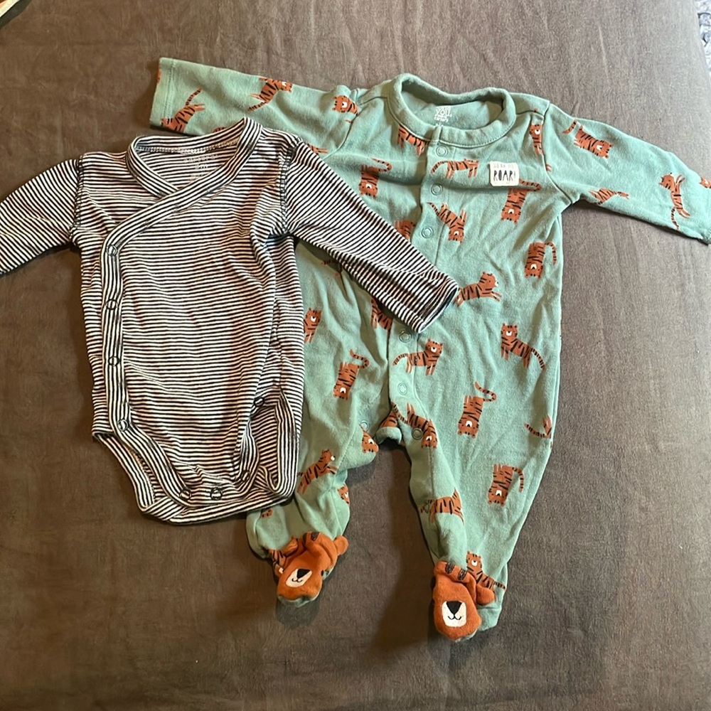 Carters onesie and body wrap